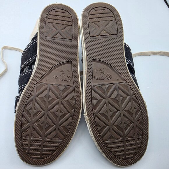 Converse Chuck Taylor All Star Gladiator Womens Size 7 Black White Sandals - Picture 8 of 13